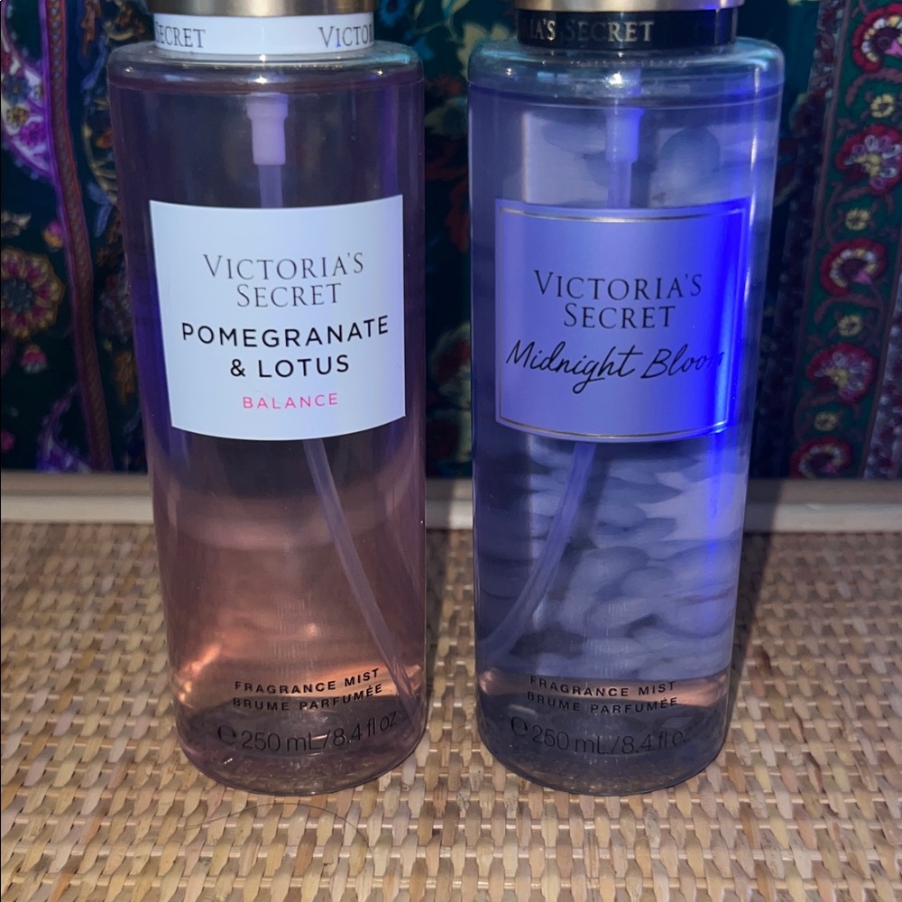 Victoria's Secret Pomegranate & Lotus and Midnight Bloom Mist Duo - Picture 2 of 2